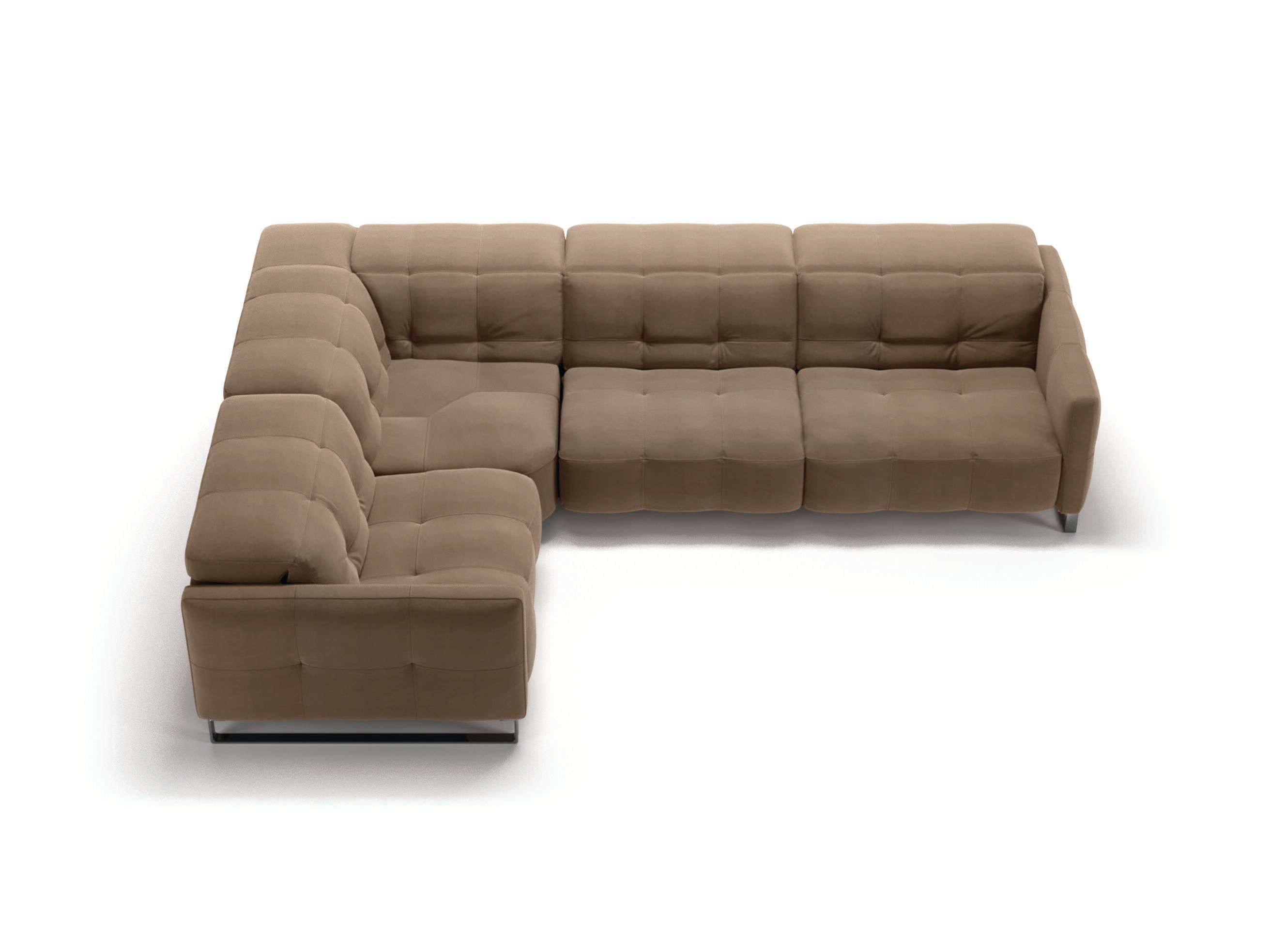 Тканевый угловой диван с электроприводом Natuzzi Italia Philo ARCH-00121671 - Вид №2