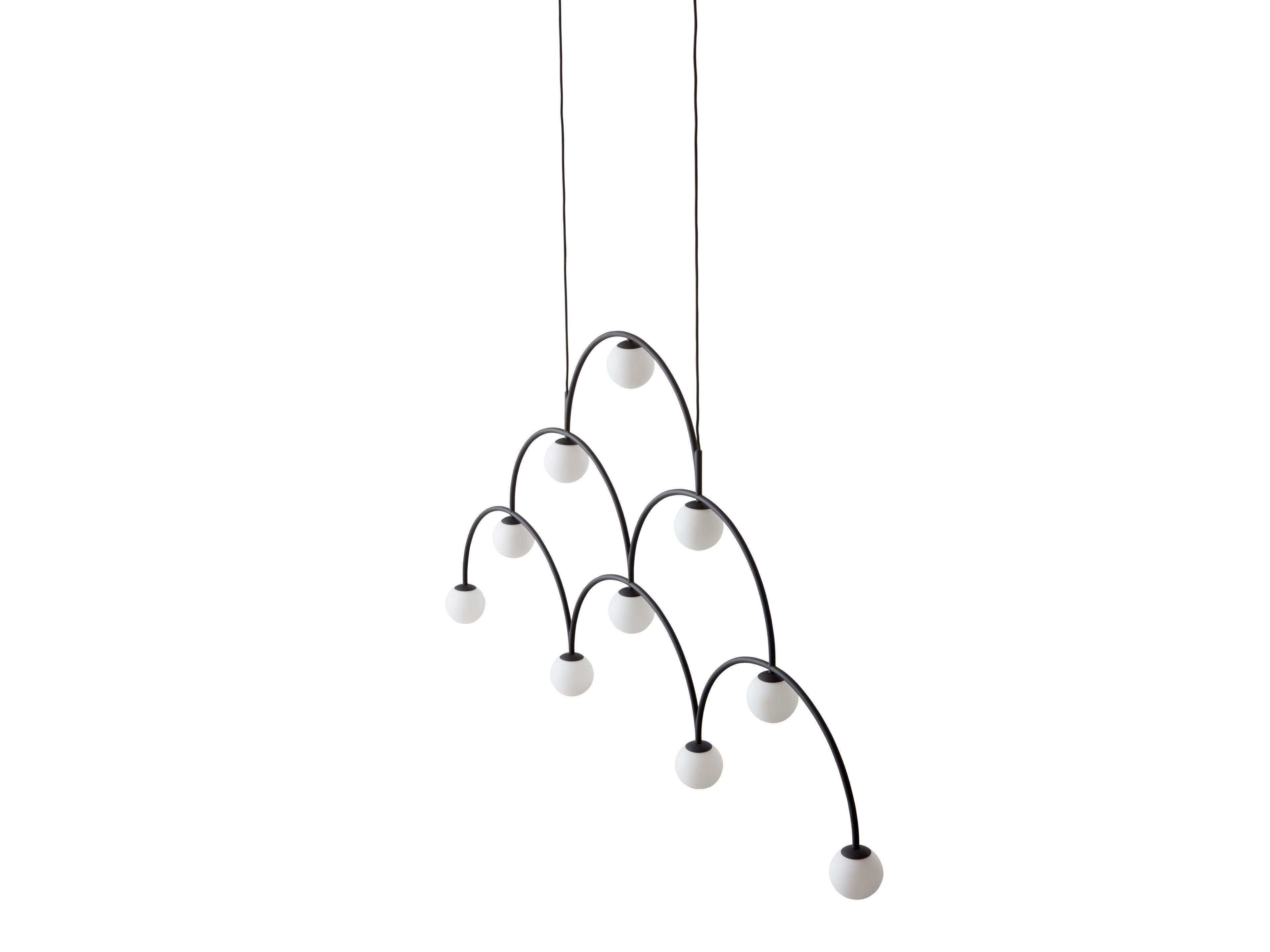 Подвесной светильник из металла и опалового стекла Pholc Bounce ARCH-00059380 - Вид №2