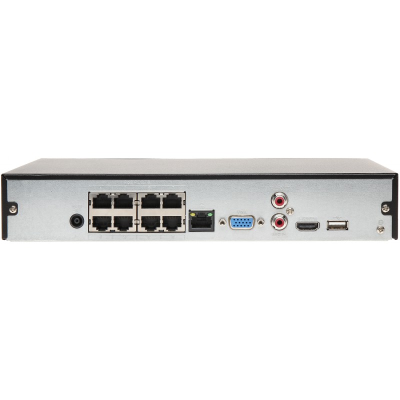 DHI-NVR2108HS-8P-4KS2 Видеорегистратор ip 8-ми канальный 8мп с 8 poe портами входящий поток на запись: до 80мбит/с запись : разрешение до 8мп hdd: 1 sata3 до 6тб 8 poe портов декодирование: 4кн х 1080р/1кн х 8мп видеовыходы: 1 hdmi, 1 vga сеть: 1 порт 10/ Santreyd  - Вид №2