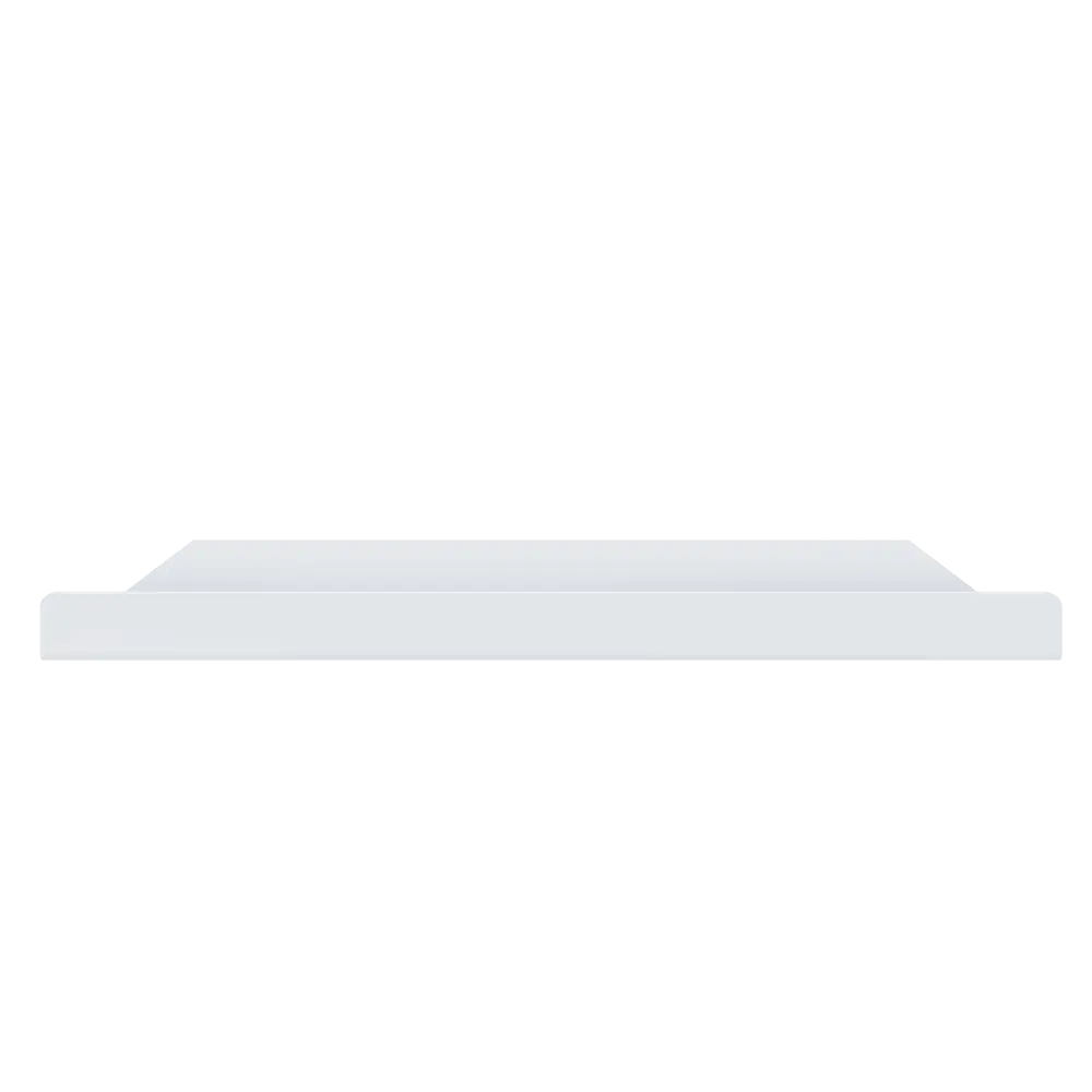 Настенная полка 22x12 см металл цвет белый 89444439 STLM-2014406 KONSENSA  - Вид №1