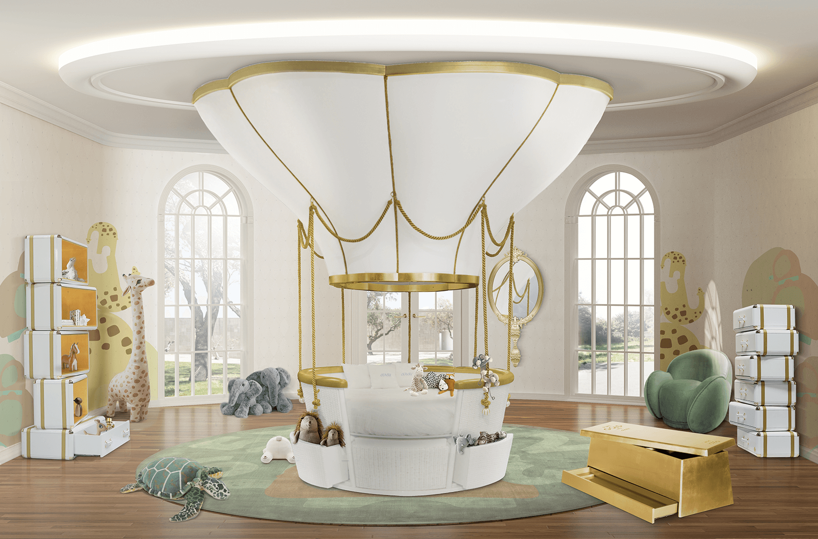 CIST332 Ящик для игрушек Золото Circu  - Вид №10