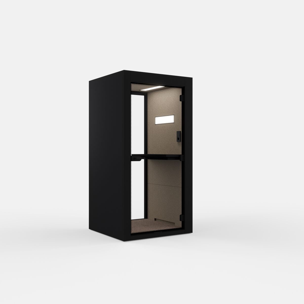 Одноместная акустическая офисная кабина со встроенным освещением Vetrospace VETROSPACE XS ARCH-00060974 - Вид №6