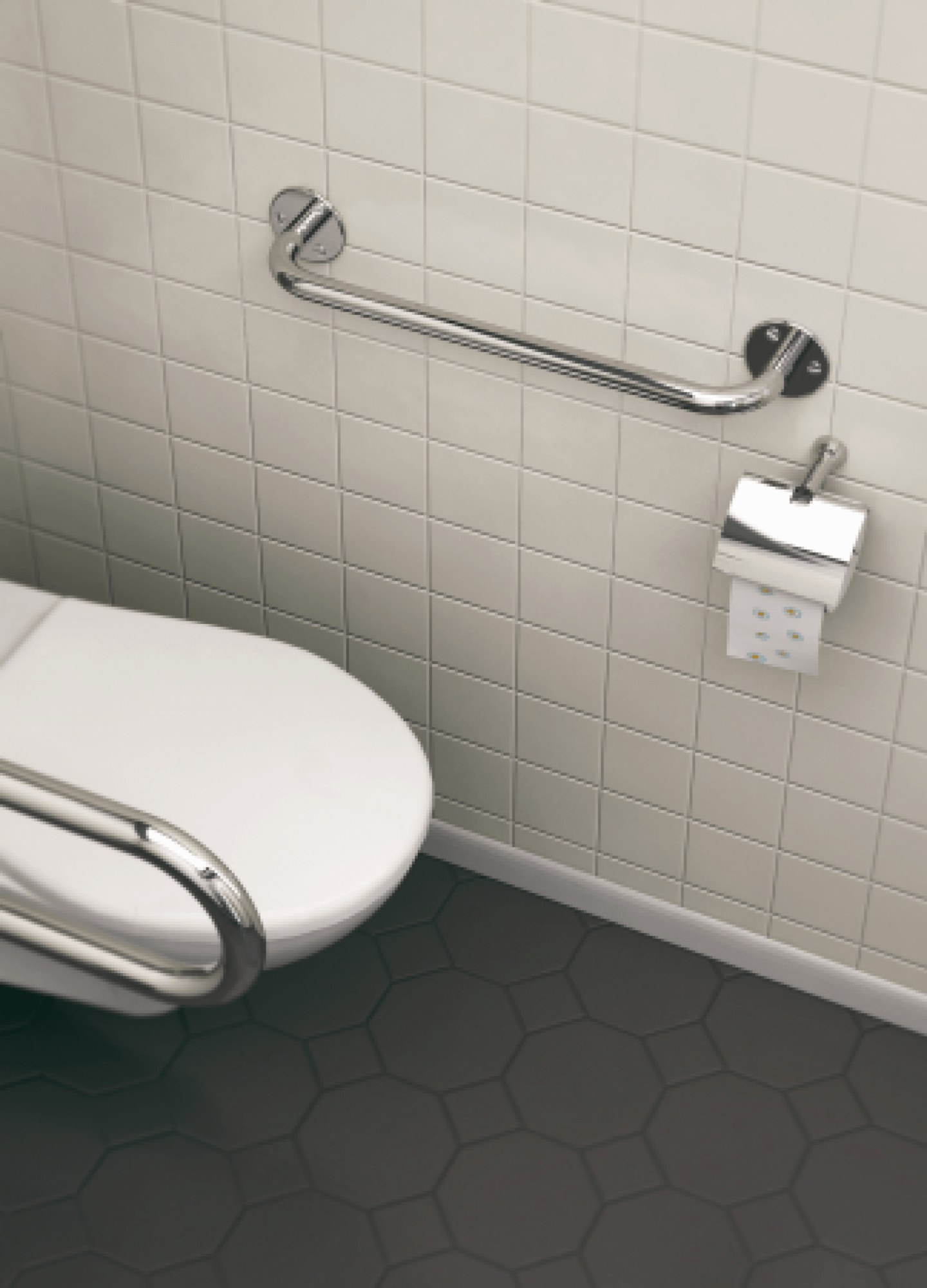 Сантехнические аксессуары WBPPX006 Прямой поручень Terma 38x20  - Вид №8