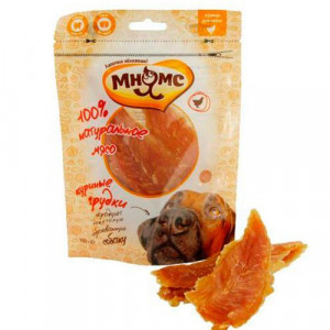 ПР0037409 Лакомство для собак куриные грудки 100г МНЯМС