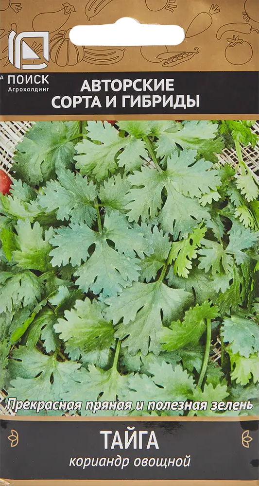 Кориандр Тайга от ПОИСК - ароматная зелень для салатов и выпечки 18356208