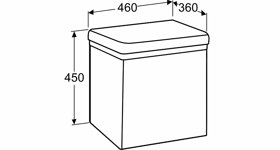 9670021001 IDO Glow шкаф высокий, с двумя дверцами, 460 мм, белый - Вид №2