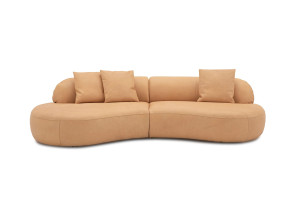 Кожаный модульный диван