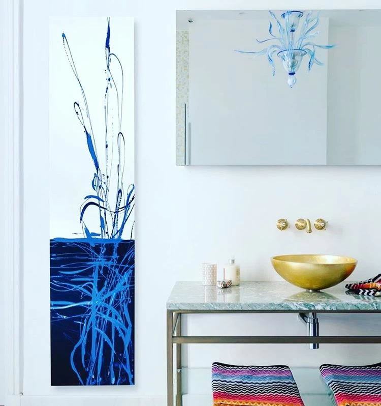 Электрический радиатор 210 x 60 cm Dune bleu Cinier  1300 Вт sun-id-1218109 - Вид №1