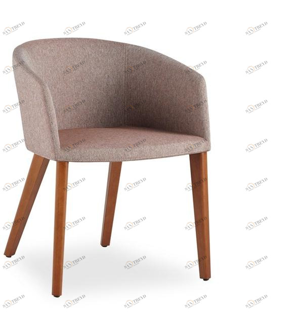 B&T Design Стул из ткани с подлокотниками sun-id-1354870