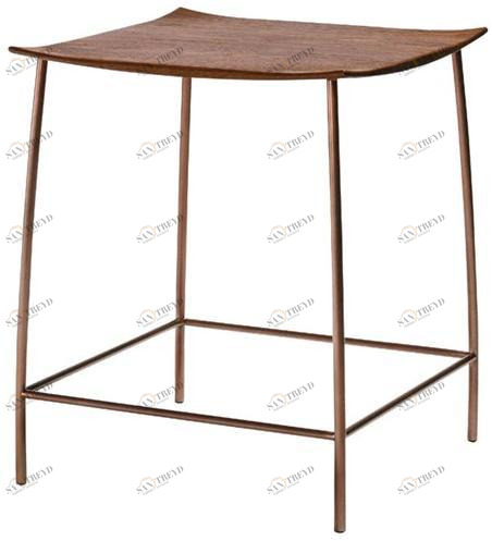 Ritzwell & Co. Квадратный журнальный столик из стали и дерева Jk Jk1936 