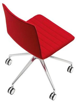 Andreu World Вращающееся кресло с тканевой обивкой Flex high back Si1638 - Вид №15