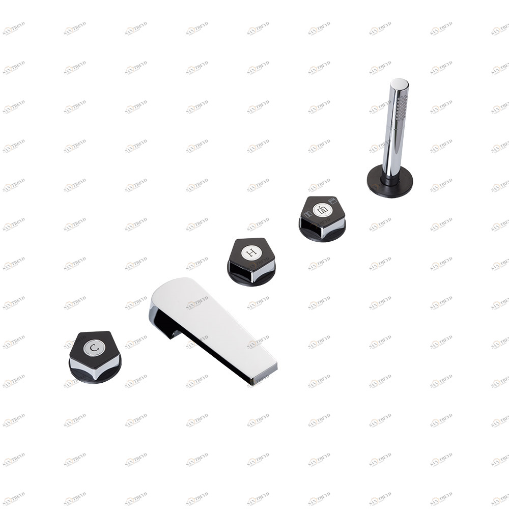 Настольная группа на 5 отверстий с подачей воды из излива PARK LIMITED EDITION NEWFORM Италия 69782C