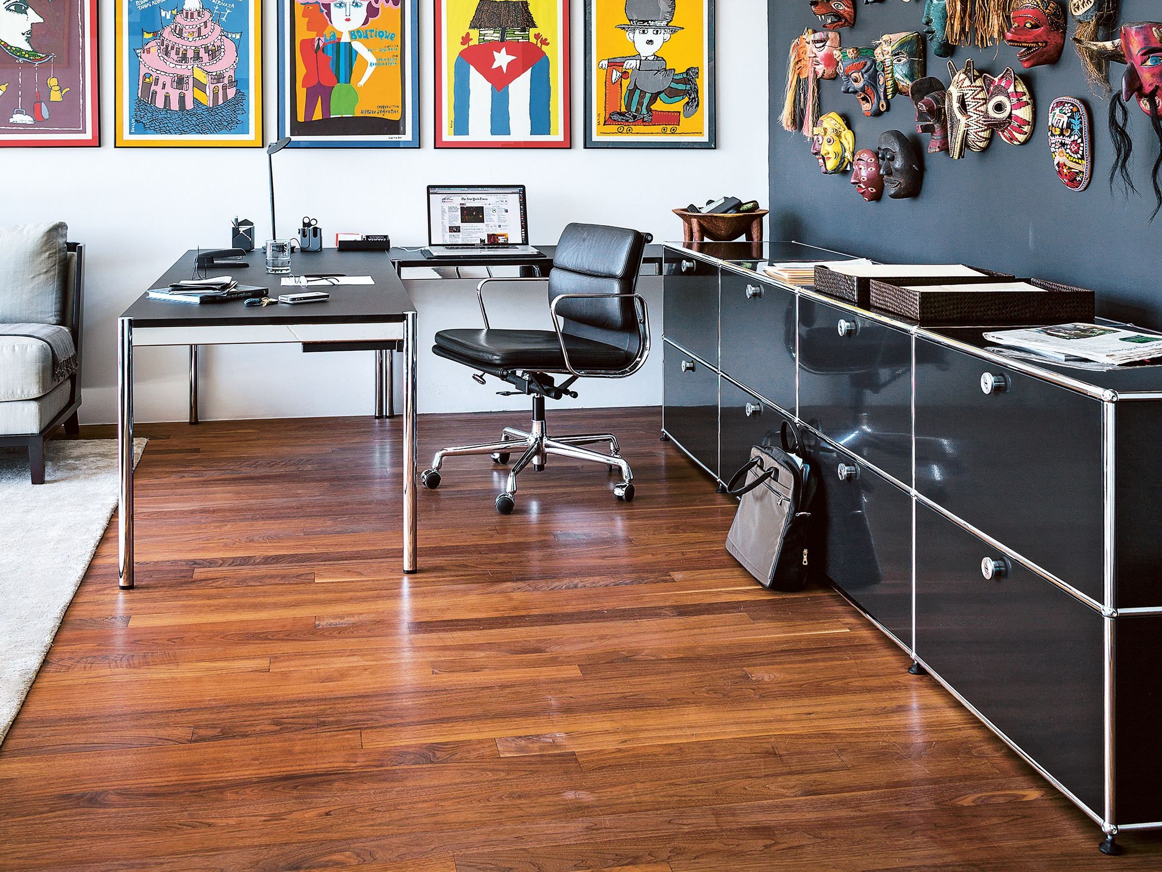 Металлическая модульная офисная мебель USM USM Haller System ARCH-00141188 - Вид №3