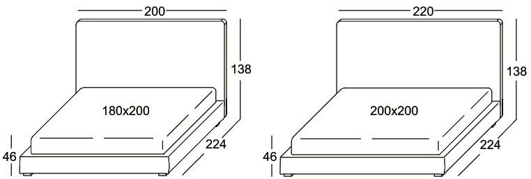 Marac Кровать из ткани с высоким изголовьем Kay sun-id-1491004 - Вид №4