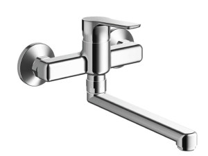 Однорычажный настенный кухонный смеситель