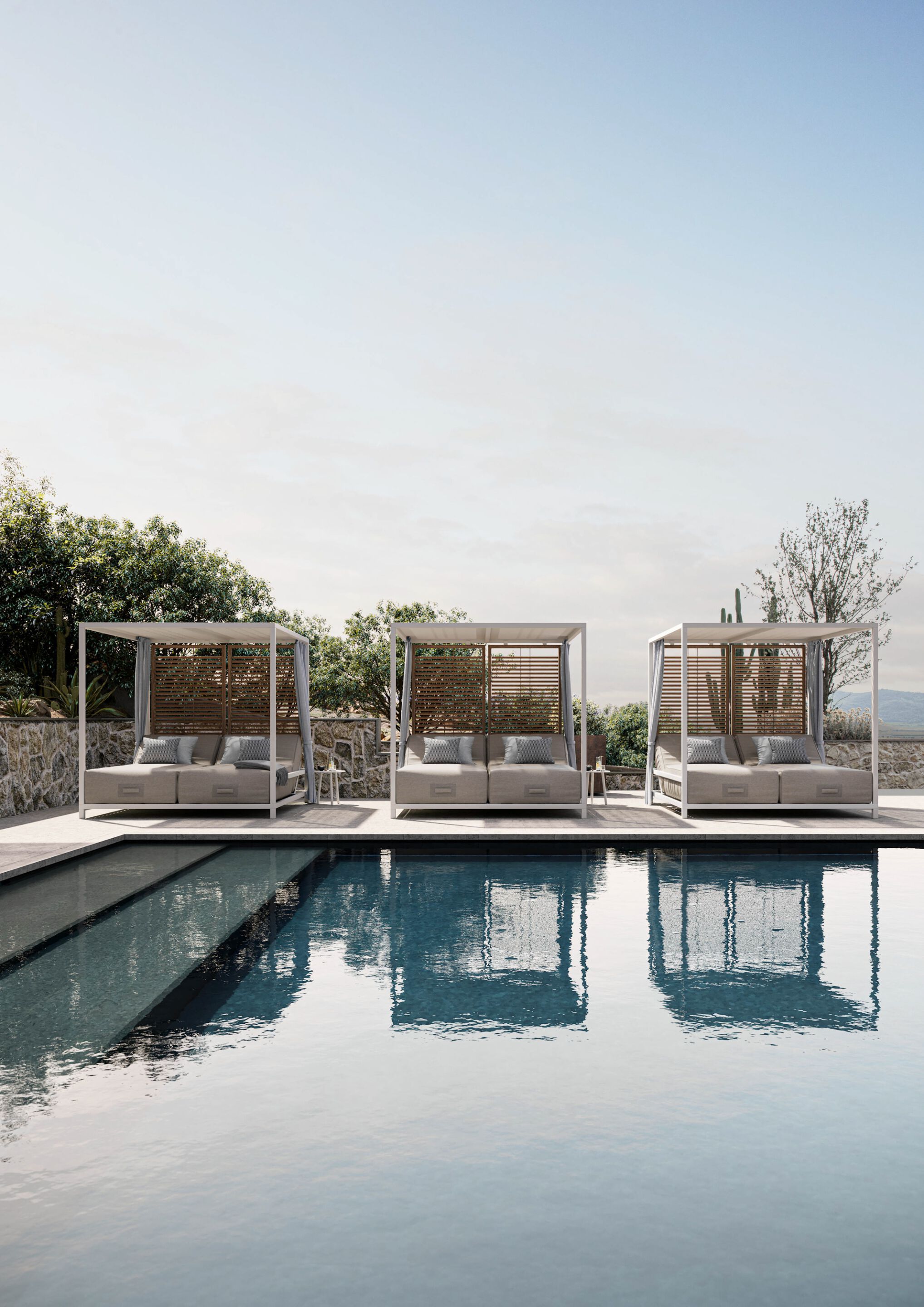 Алюминиевая беседка со скамейкой Atmosphera альков ARCH-00058328 - Вид №2