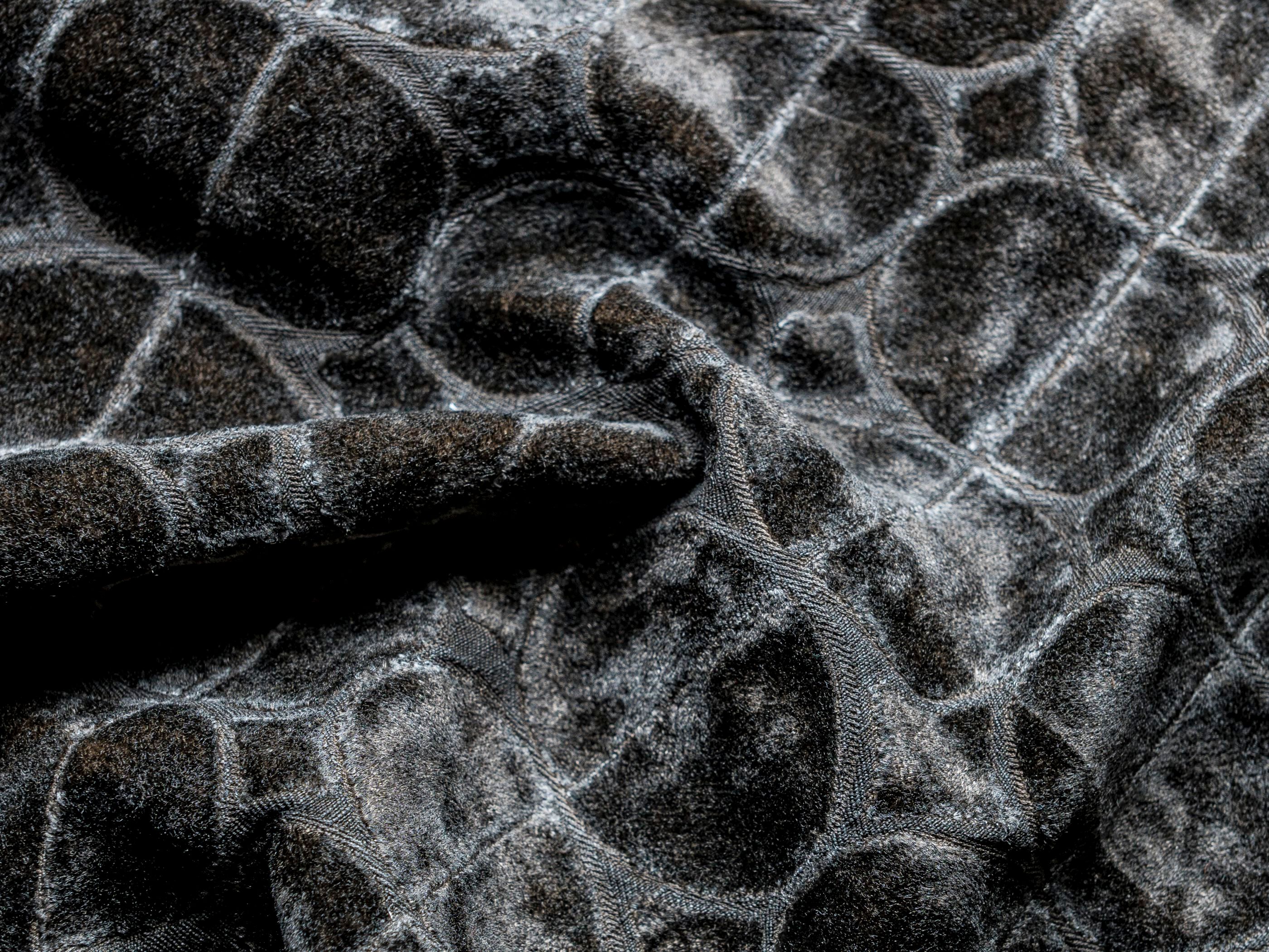 Ткань из вискозы, хлопка и льна с графическими узорами The House of Lyria HALLENCOURT ARCH-00028755