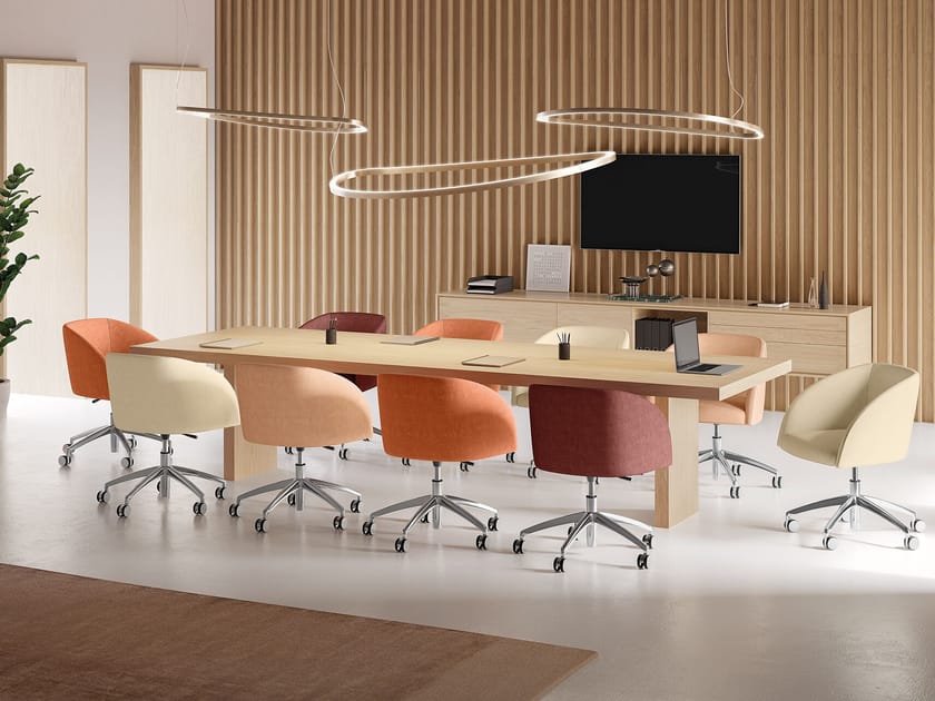 Тканевый стул для зала ожидания с колесами Ares Line двадцать один ARCH-00051860