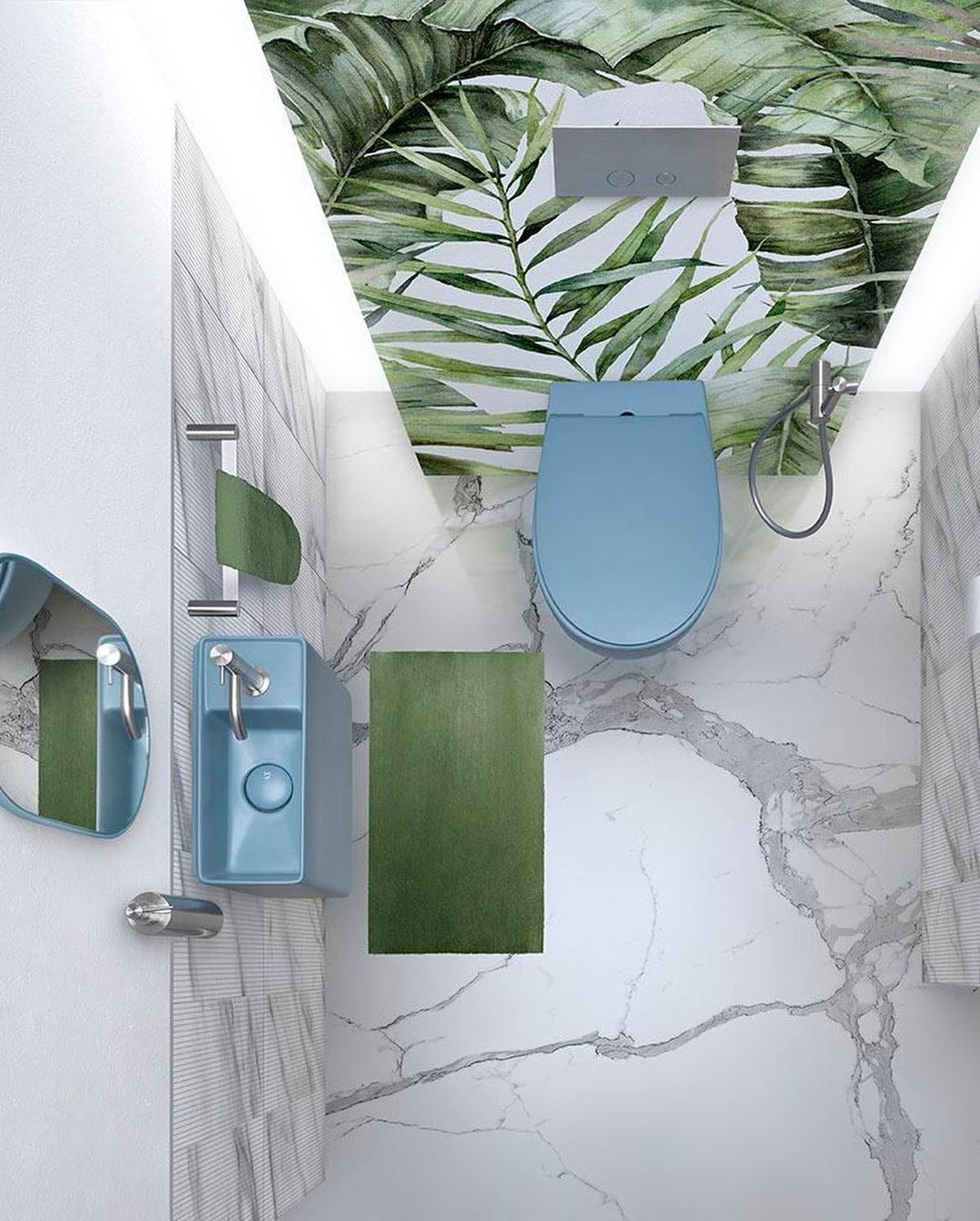 S555T0R0V6.140 Подвесной унитаз настенный Синий A. e T. Italia Dot Италия AeT ITALIA DOT 2.0 - Вид №2