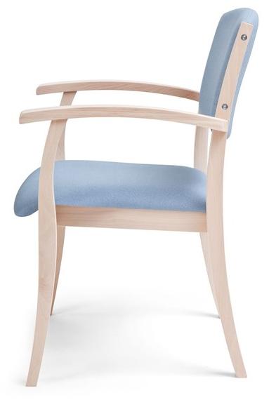 PIAVAL Штабелируемый тканевый стул с подлокотниками Polka | health & care 30-15/1 - Вид №4