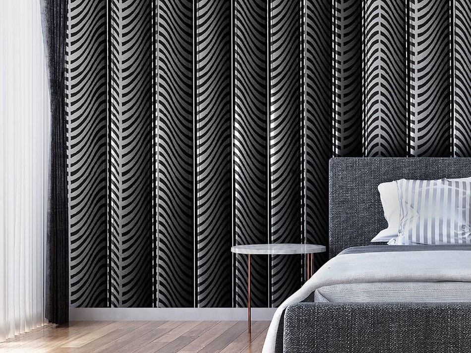 Геометрические обои ПВХ бесплатно, экологически чистые, моющиеся WallPepper LONG WAVE ARCH-00135672