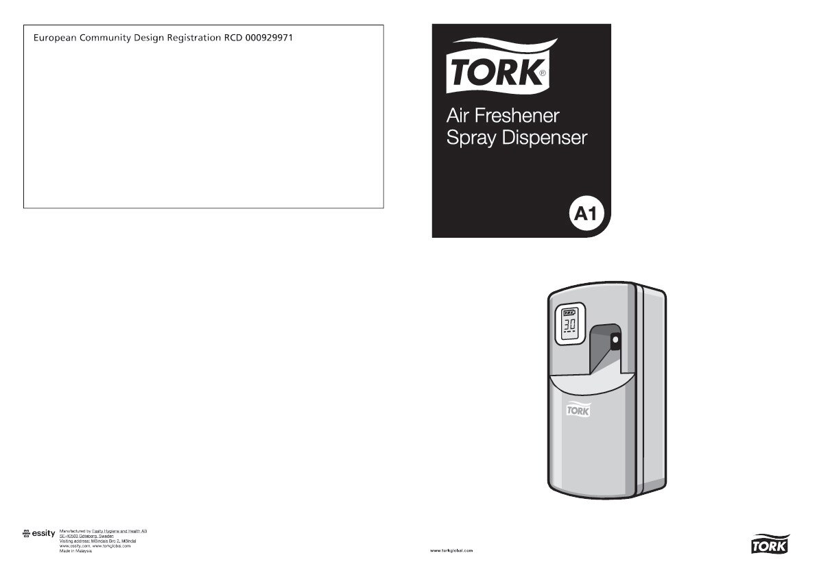 25605538 Дозатор аэрозольного освежителя воздуха Tork  - Вид №2