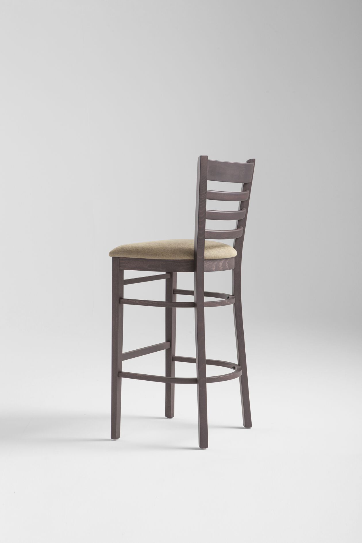 Высокий стул из бука с мягким сиденьем Palma Америка ARCH-00095252 - Вид №7