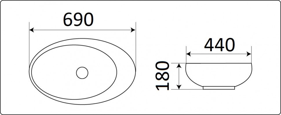 78456 Умывальник LAB.Space NC - Вид №1