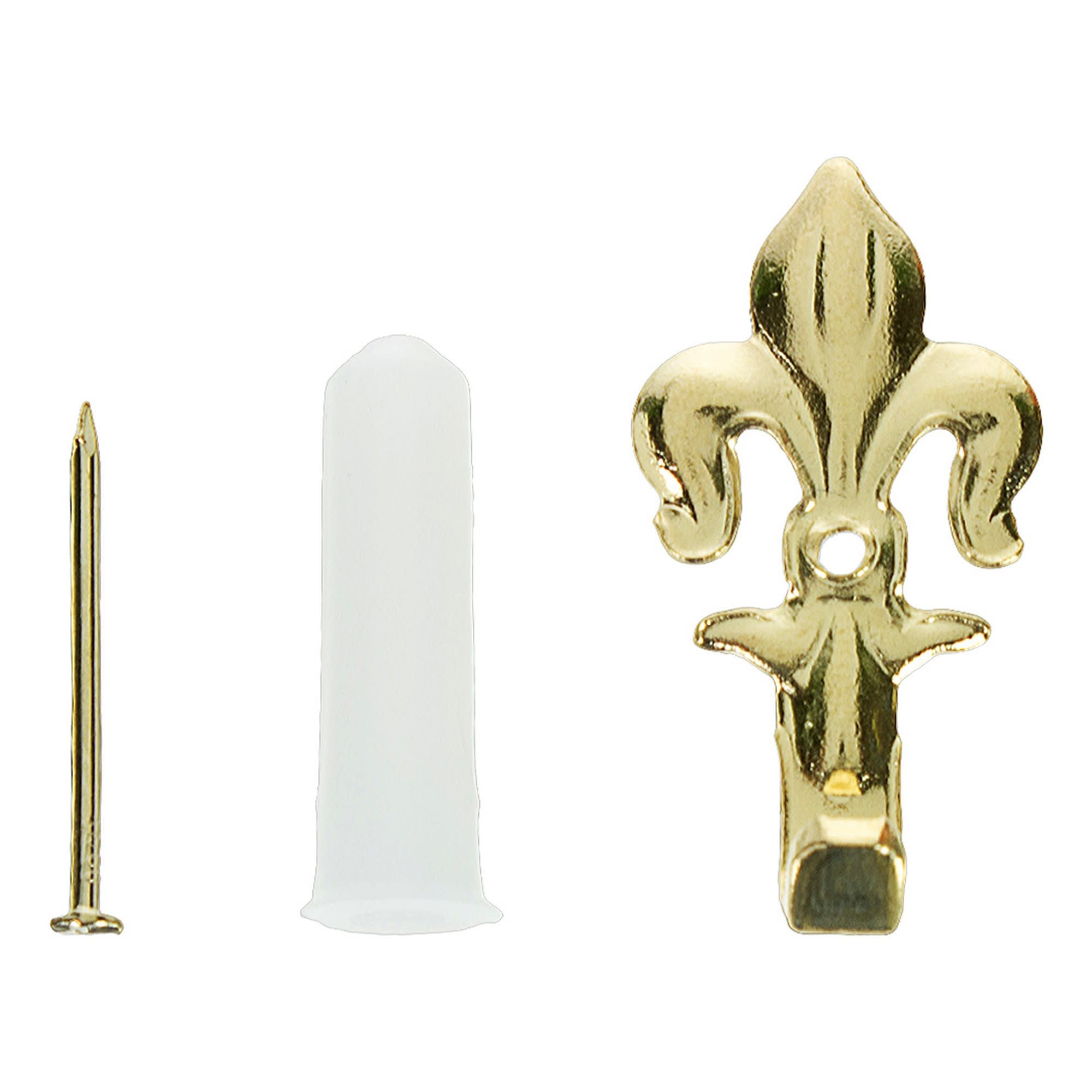 18691751 Крючок настенный Классический средний 35 мм, латунь Santreyd  - Вид №2