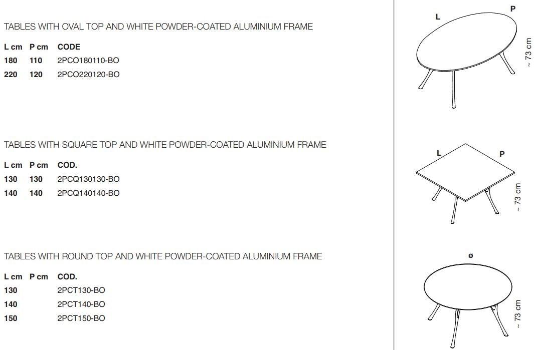 Caimi Brevetti Круглый бетонный стол Pegaso sun-id-1444192 - Вид №3