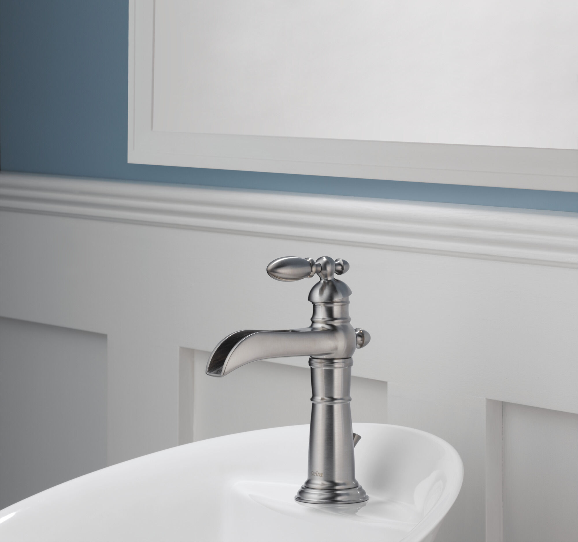 554LF-SS Смеситель для ванной комнаты с одной ручкой Delta Faucet Victorian Нержавеющая сталь - Вид №2