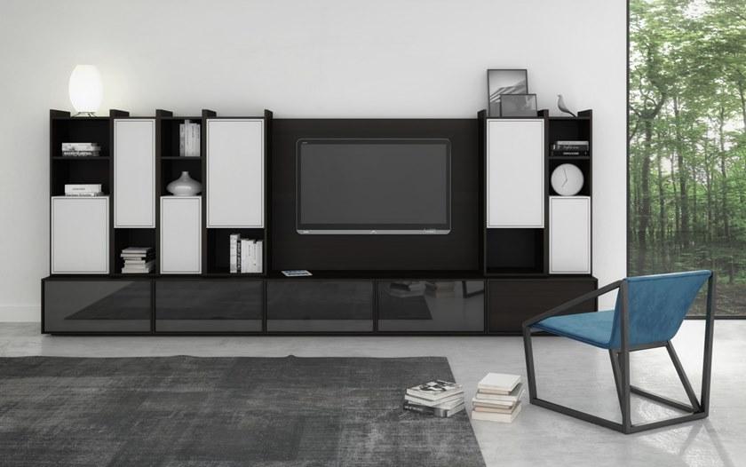 Huppé Модульная стенка из орехового дерева с подставкой под телевизор Lyrics L1 - 26 HUPPE - Вид №4