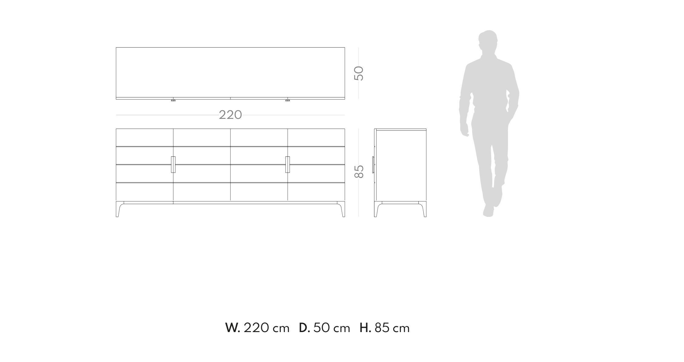 Шкаф с распашными дверями PRADDY Miller ARCH-00046669 - Вид №2
