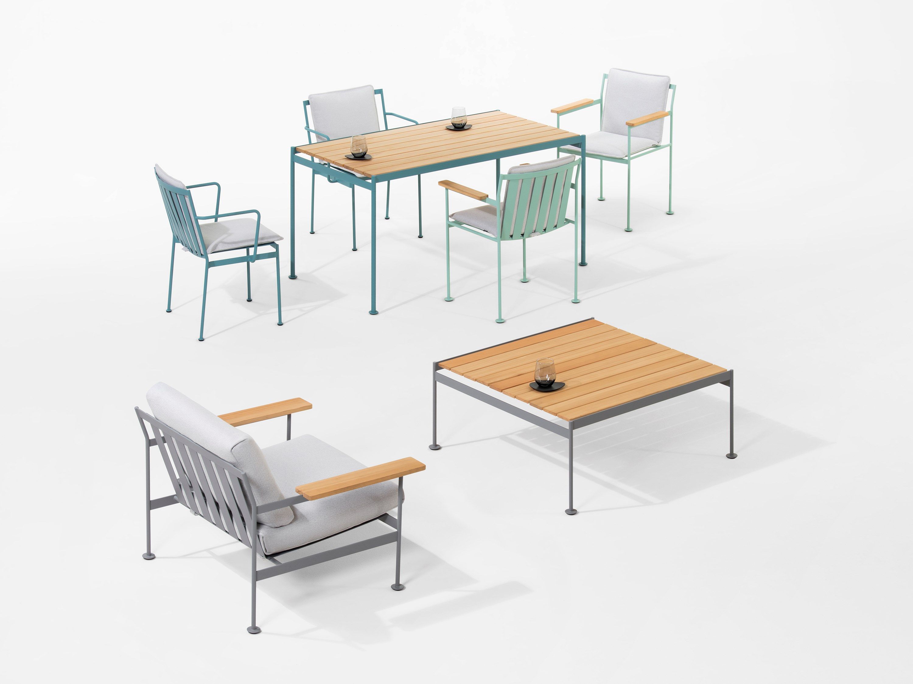 Металлический садовый стул с подлокотниками prostoria Jugo ARCH-00108298 - Вид №3