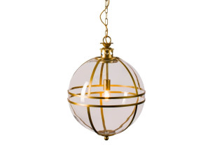 Металлический и стеклянный светодиодный подвесной светильник