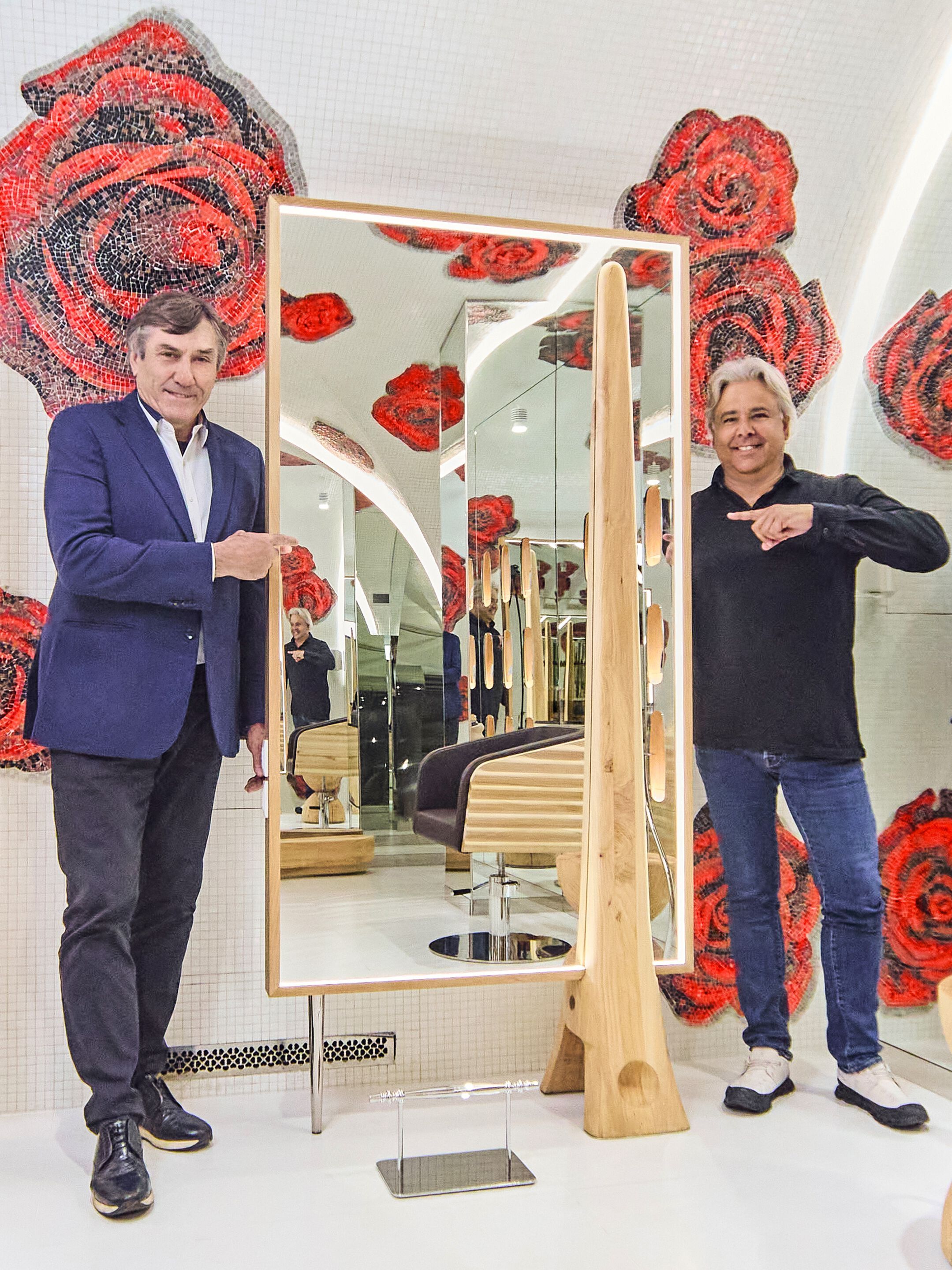 Кедровое зеркало со встроенным освещением Riva 1920 Wood Nature ARCH-00049236 - Вид №2