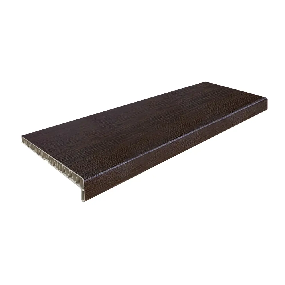 Подоконник FINEBER из ПВХ 2000×200 мм в цвете темный дуб 87893750 STLM-0901045 - Вид №1
