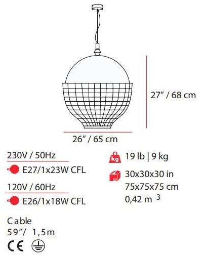 UTU Soulful Lighting Подвесной светильник прямого света Magnolia Santreyd sun-id-1492507 - Вид №6