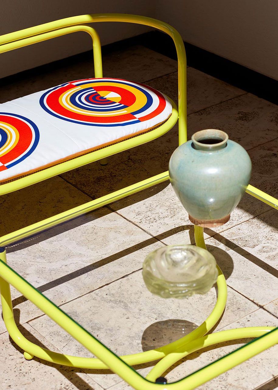 Квадратный садовый стол из нержавеющей стали и стекла Exteta Locus Solus ARCH-00090760 - Вид №8