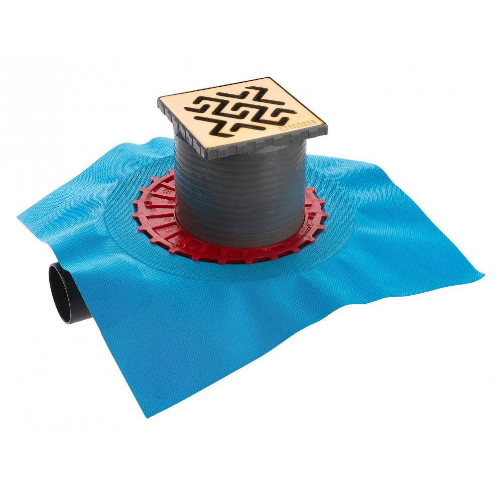 092364 Трап водосток ZENTRUM Antik 100х100  Berges ZENTRUM Antik  - Вид №2