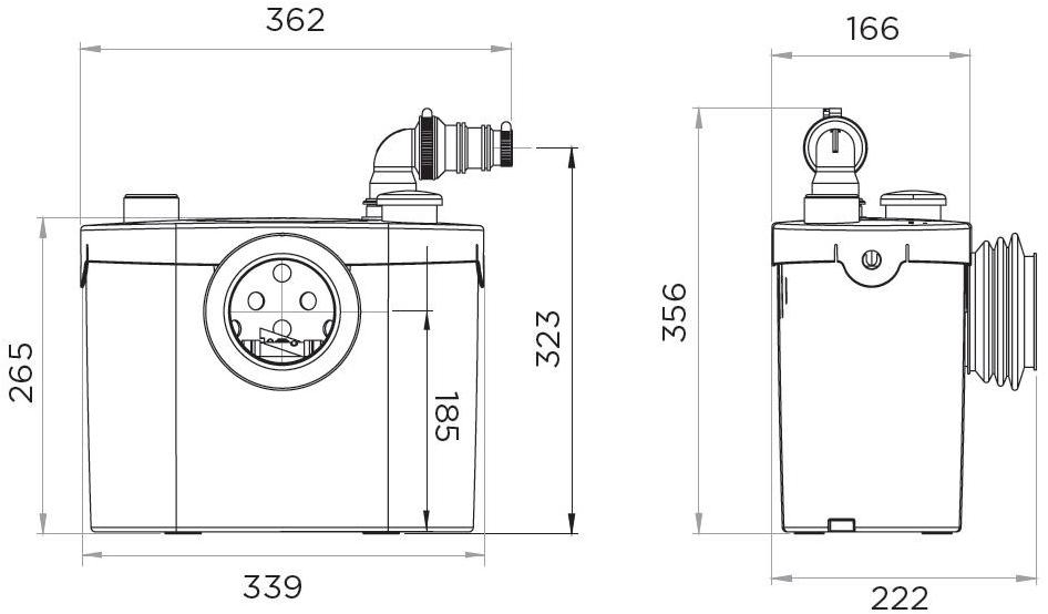 Sanitrit Измельчитель канализации  Spsup  - Вид №3