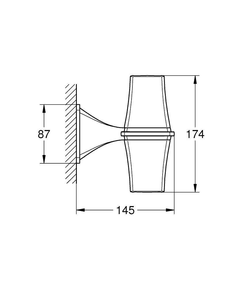 40661IG0 Светильник Grohe Grandera хром золото - Вид №1