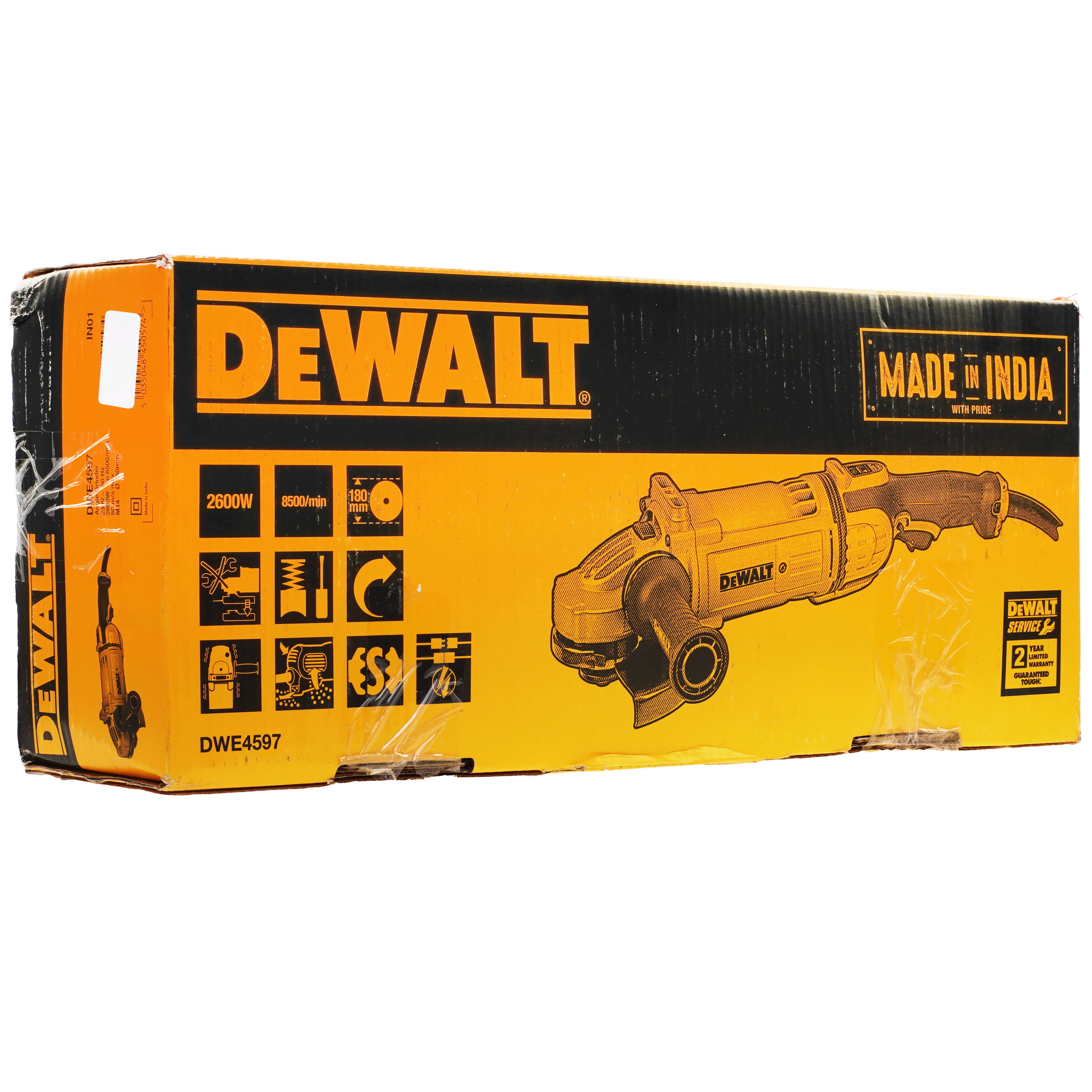 Углошлифовальная машина (УШМ) DeWalt DWE4597-IN 5496695 STDN-0110894 - Вид №7