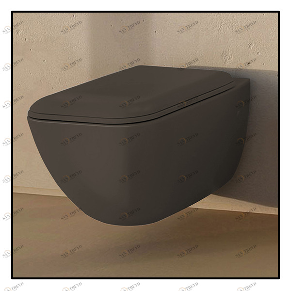 SHCOVSAN Подвесной унитаз настенный Коричневый Ceramica Cielo SHUI Comfort Италия