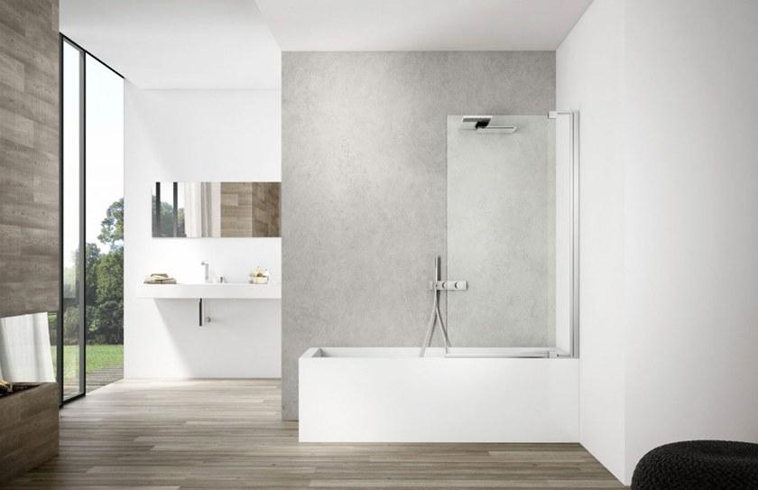 DISENIA Стеклянная перегородка для ванны Smart Svsm  - Вид №1