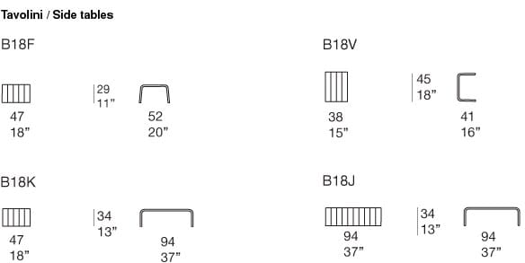 Тканевый садовый журнальный столик Paola Lenti рамка ARCH-00042883 - Вид №9