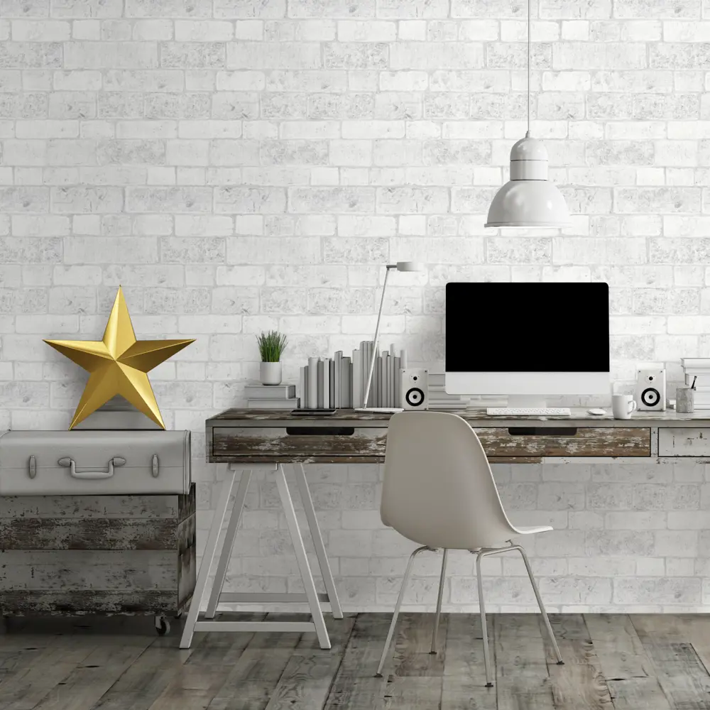 Обои флизелиновые Ateliero Concept белые 1.06 м 68123-01 82050140 STLM-2151943 - Вид №3