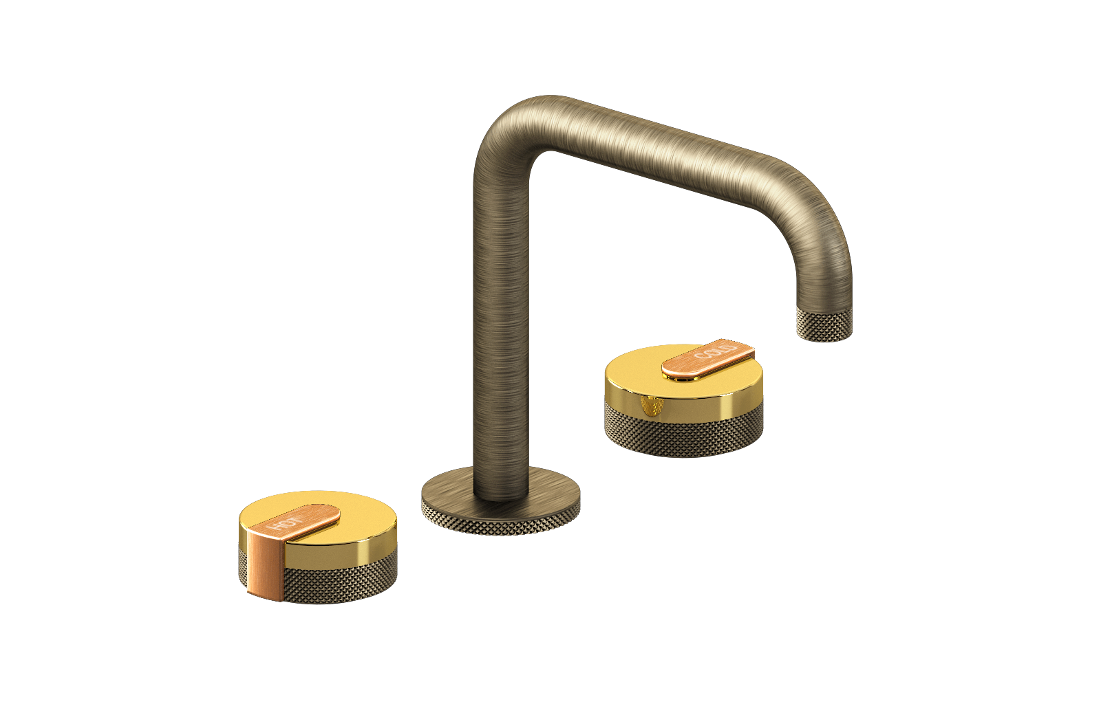 E-11511-R1AU-L1BRG-VBB Смеситель для умывальника на 3 отвертия GRAFF MOD+