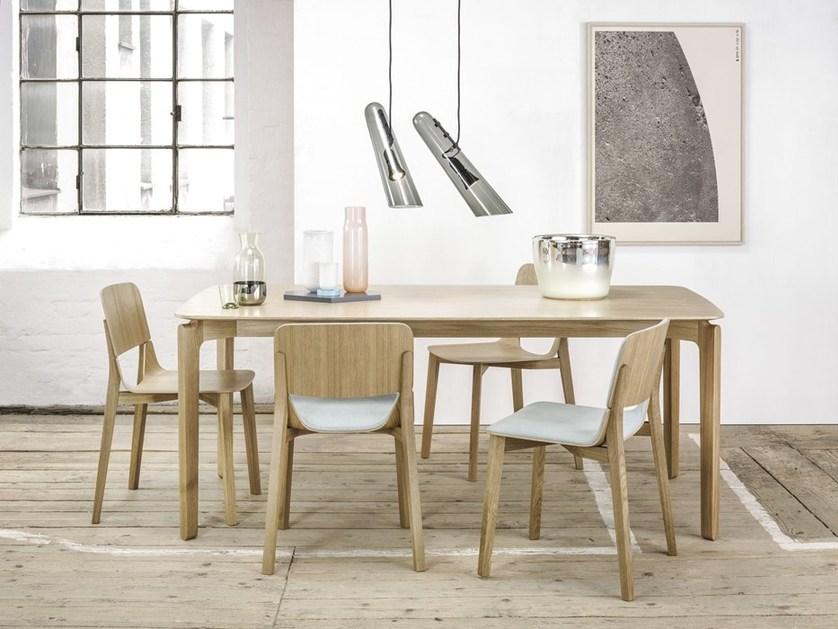 TON Прямоугольный деревянный стол Leaf 4uj 442 - Вид №2