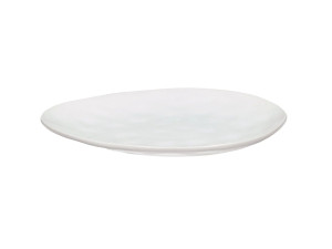 Овальная фарфоровая тарелка для хлеба
